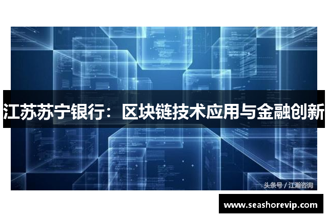江苏苏宁银行：区块链技术应用与金融创新